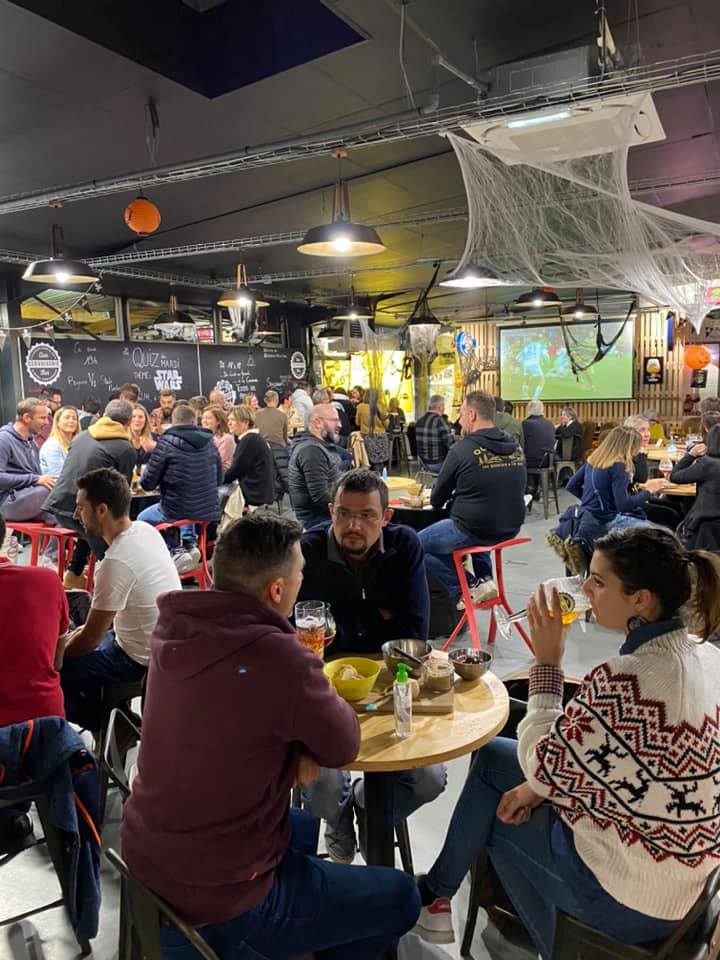 RETRANSMISSION SPORTIVE AU BAR À BIÈRE LA CERVOISERIE
