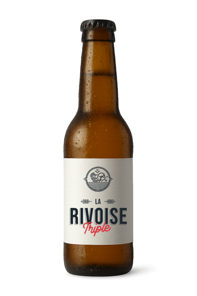 BOUTEILLE DE LA BIÈRE LA RIVOISE TRIPLE