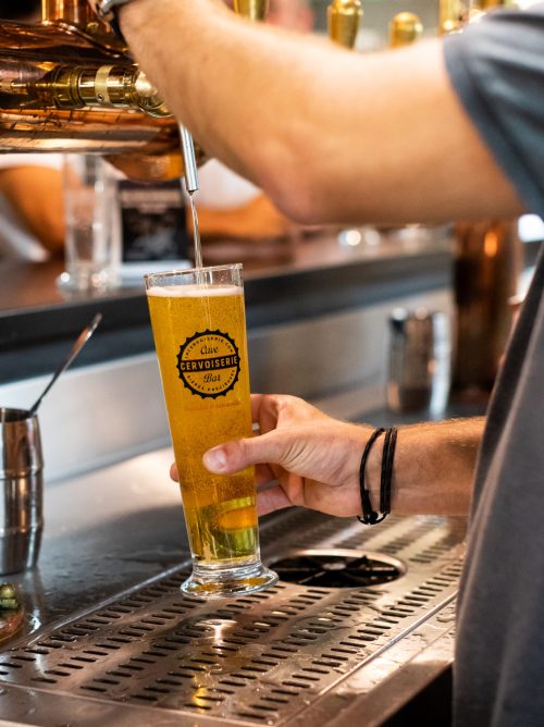 VERRE DE BIÈRE LA CERVOISERIE
