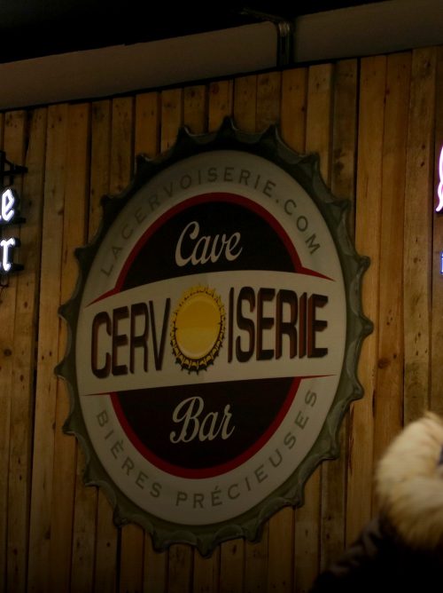 ANCIEN LOGO DU RÉSEAU DE CAVE TE BAR À BIÈRE LA CERVOISERIE