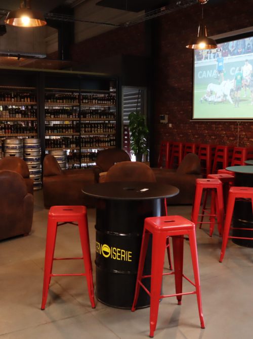 RETRANSMISSION SPORTIVE DANS LE BAR À BIÈRE LA CERVOISERIE DIJON