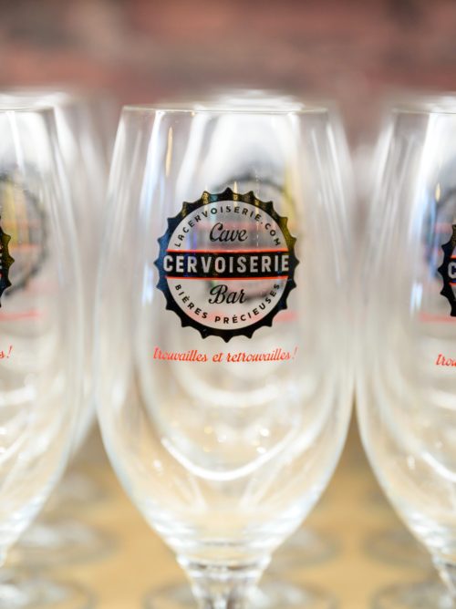 VERRES DU BAR À BIÈRE LA CERVOISERIE LA FLOTTE